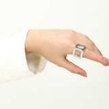 Medium Cube Revolution Ring