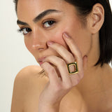 Medium Cube Revolution Ring