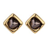Bicolor Square Revolution Earring