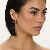 Bicolor Square Revolution Earring