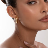 Small Blend Organic Hoop Earring