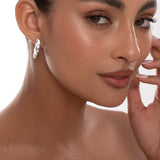 Small Blend Organic Hoop Earring