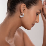 Small Blend Organic Hoop Earring