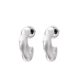 Small Blend Organic Hoop Earring